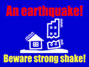 地震発生のお知らせ